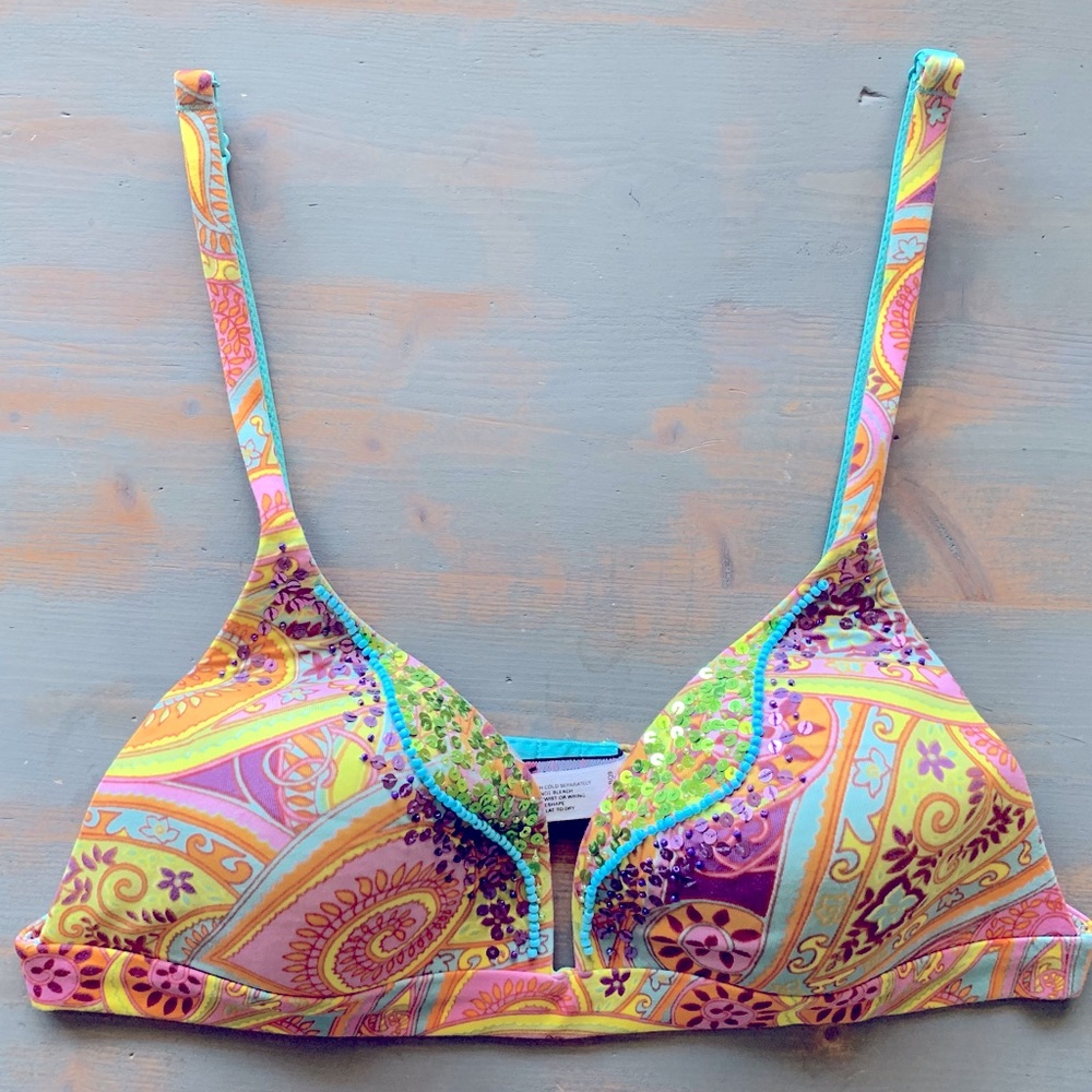 Body by Victoria Ipex Paisley Sequin NoWire Bra 32